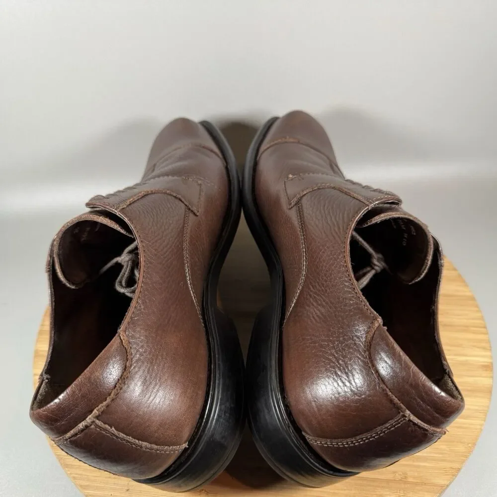 Johnston & Murphy‎ Men's Sz 10 Brown Cap Toe Dress Shoe Leather Oxford